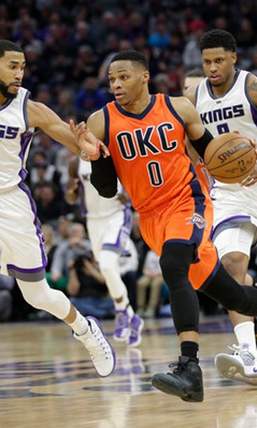 Westbrook gets 20th triple-double, Thunder beat Kings (Jan 15, 2017)